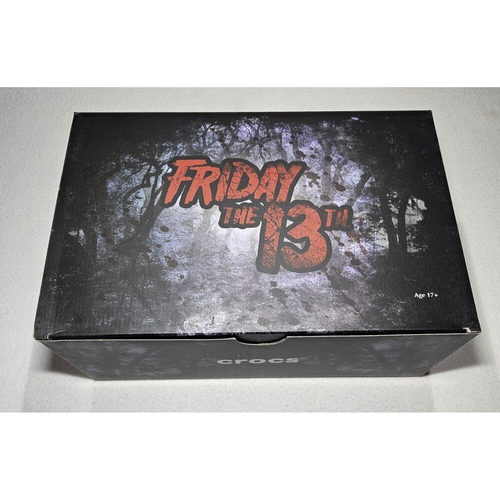 CROCS Classic Clogs Friday The 13th Jason Vorhees Men's Size 9 NEW IN BOX